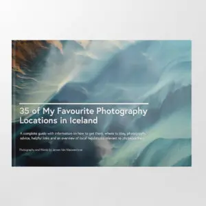 A detailed ebook that shares 35 photography locations in Iceland and how to behave responsibly